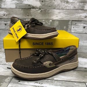 Duck Head brown loafers. NWT. Sz 4